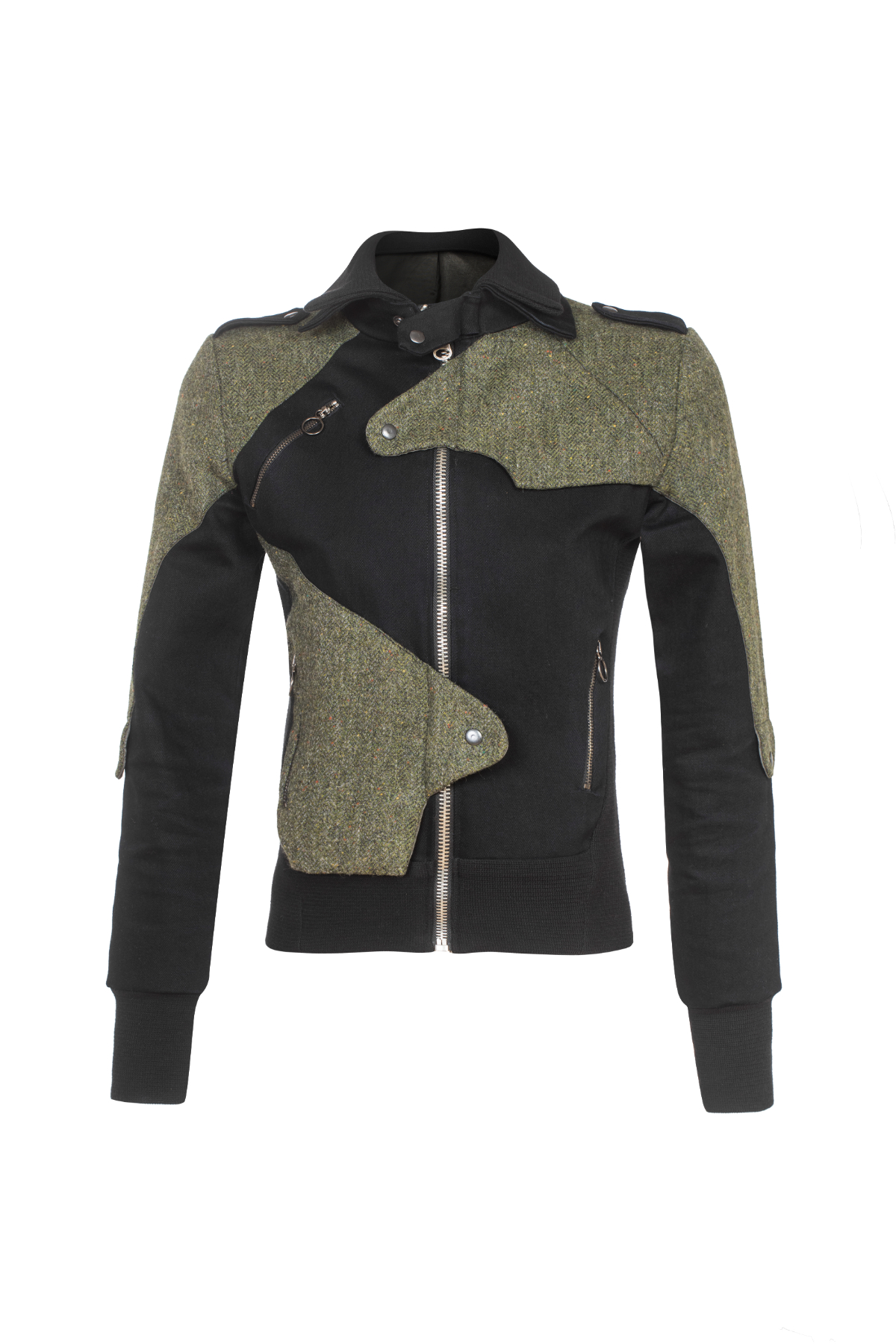 Яке с геометрични елементи </br> Jacket with geometric elements </br> MARCHÉ MARCÉ   Made in Bulgaria   