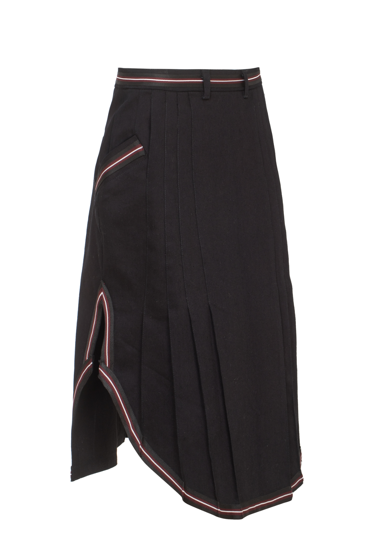 Асиметрична пола до коляното </br> Asymmetric knee length skirt </br> MARCHÉ MARCÉ   Made in Bulgaria   