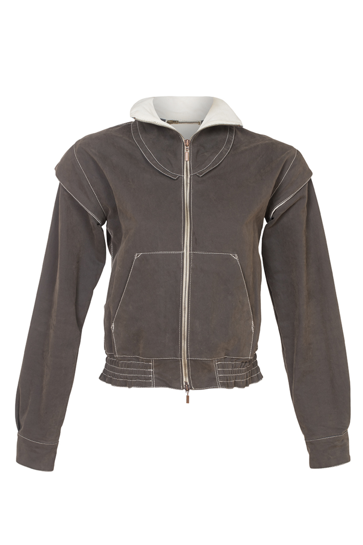 Градско яке с падащи ръкави </br> Urban jacket with drop sleeves</br> MARCHÉ MARCÉ Made in Bulgaria 